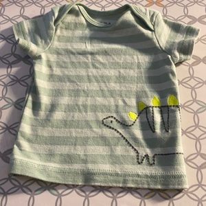 Green T-Shirt. Size 0-3 Months